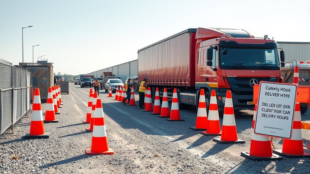 site access and delivery planning