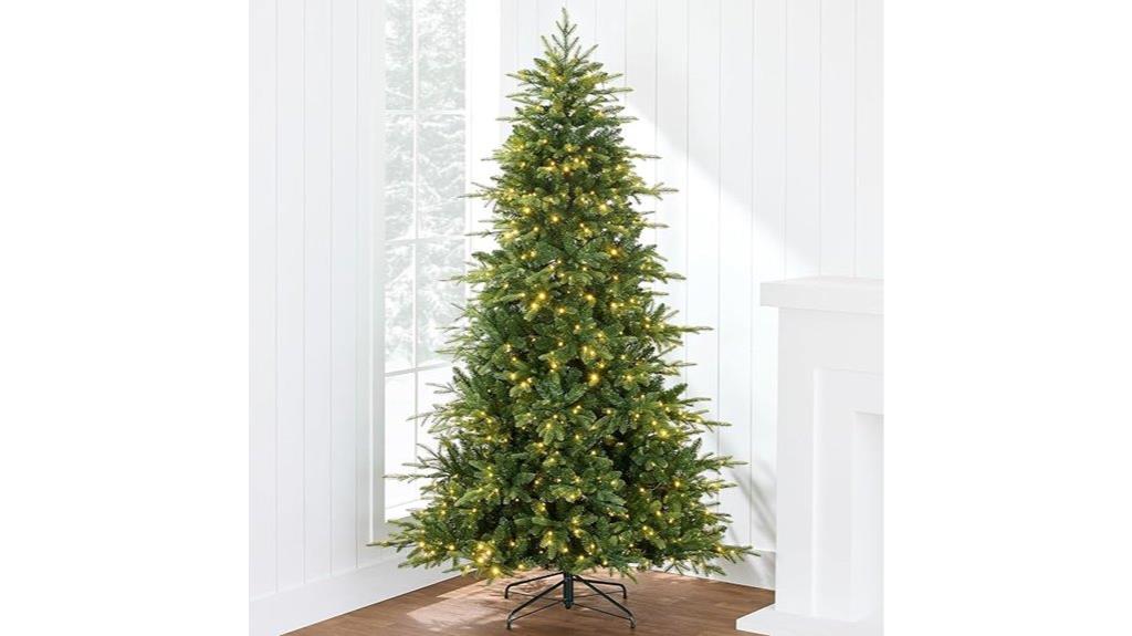 six foot pre lit evergreen