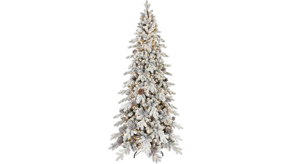 six foot snowy fir