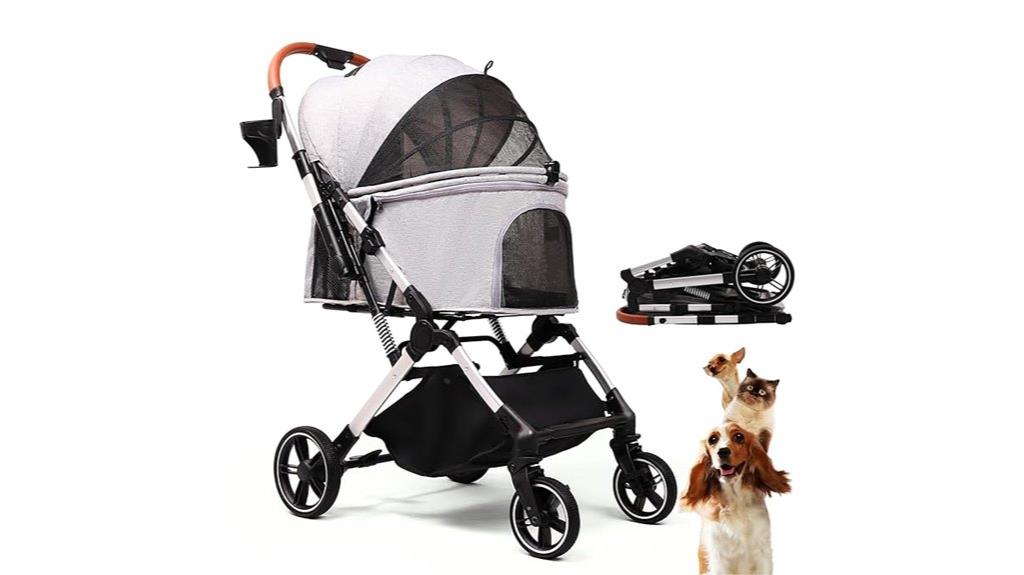 small cat and dog stroller