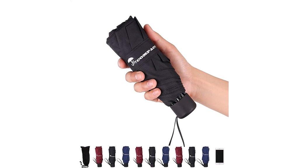 small portable rain umbrella