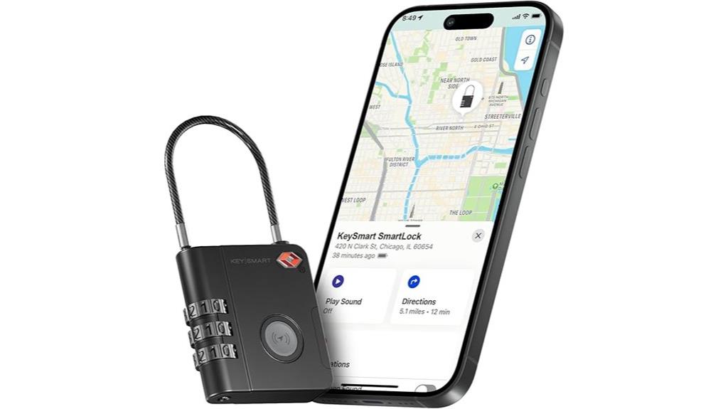smartlock luggage tracking device