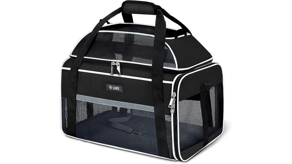 soft sided tsa approved pet carrier