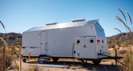 solar powered restroom trailers