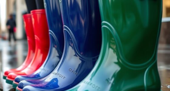 stylish functional rain boots