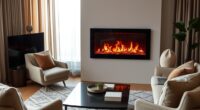 stylish ventless apartment fireplaces