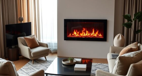 stylish ventless apartment fireplaces