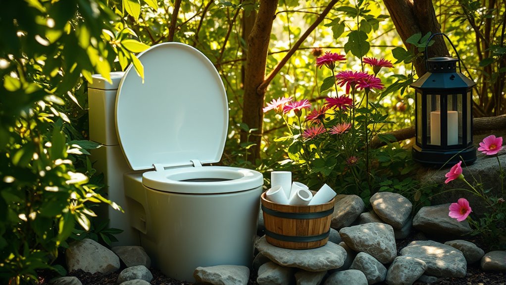 sustainable off grid bathroom supplies