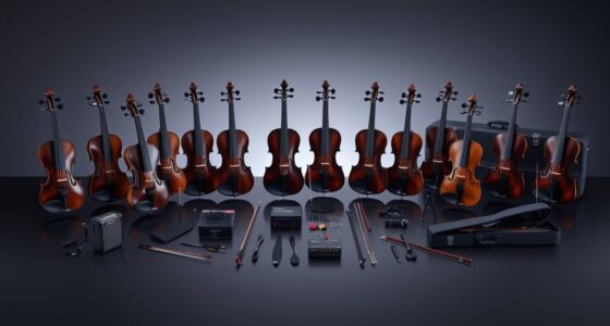 top premium electric violin kits