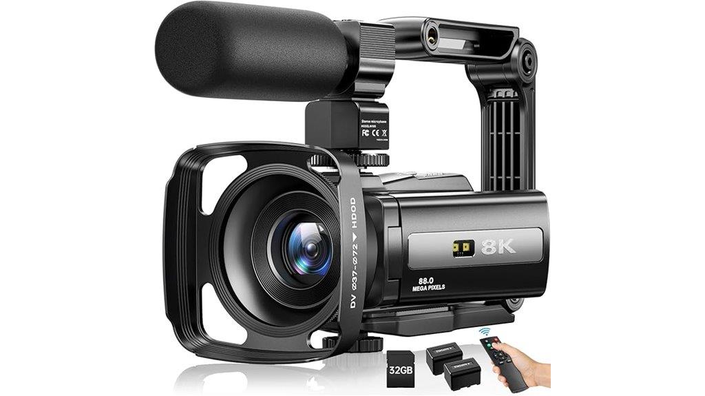 ultra hd 8k video camera