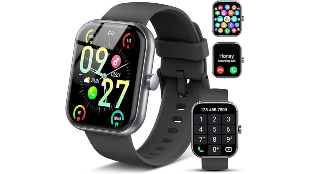 unisex fitness waterproof smartwatch