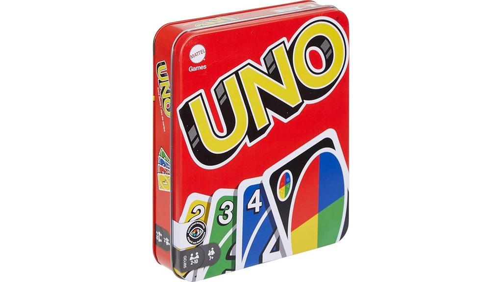 uno card game tin