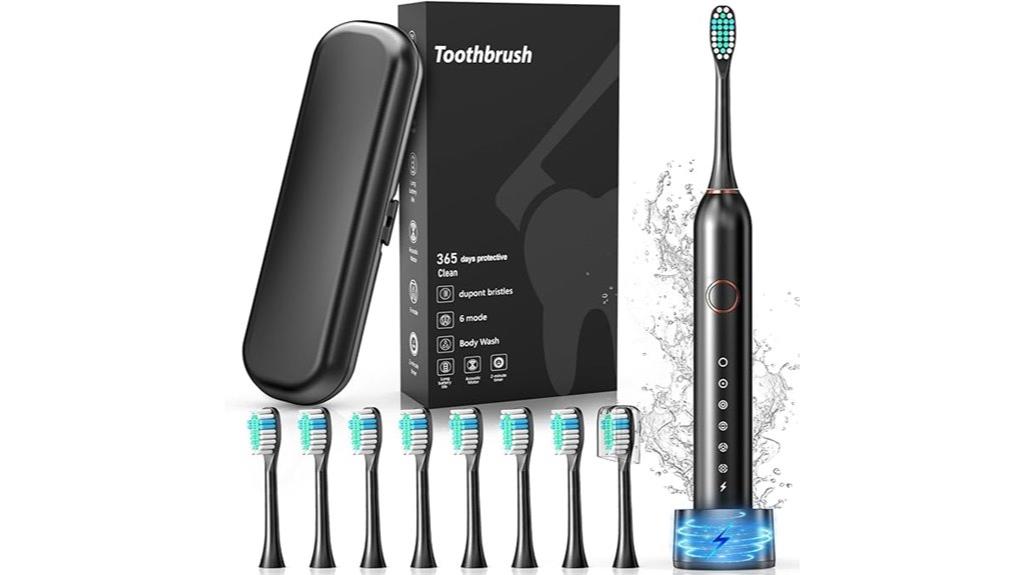 versatile waterproof charging toothbrush