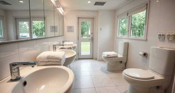 vip camp bathroom cleanliness