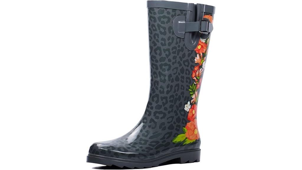 waterproof knee high rubber boots