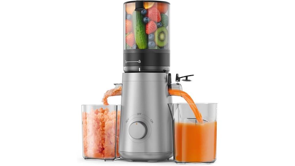 wide feed juicer