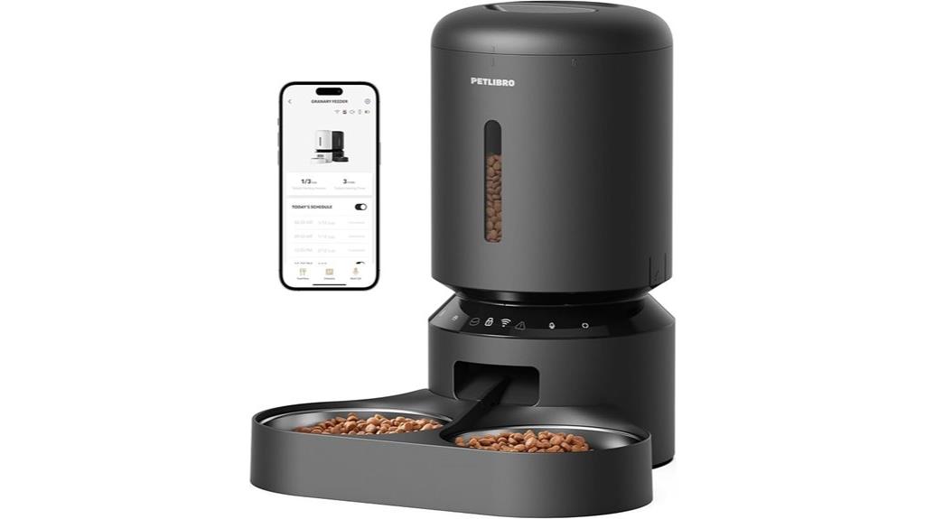 wifi programmable food dispenser