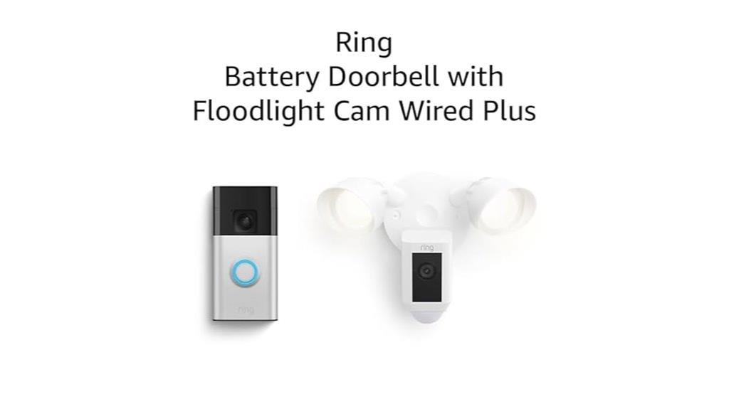 wireless doorbell with floodlight