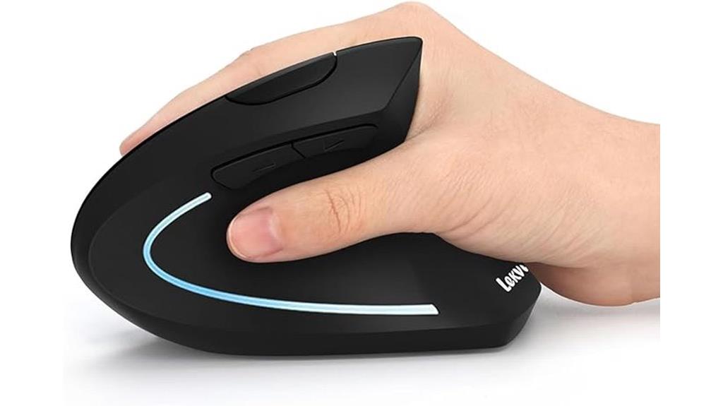 wireless ergonomic adjustable mouse