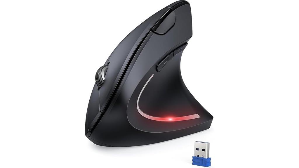 wireless ergonomic mouse 4800 dpi