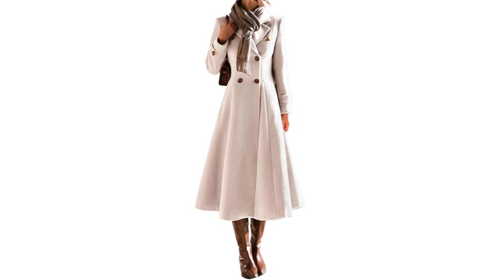 women s wool double coat
