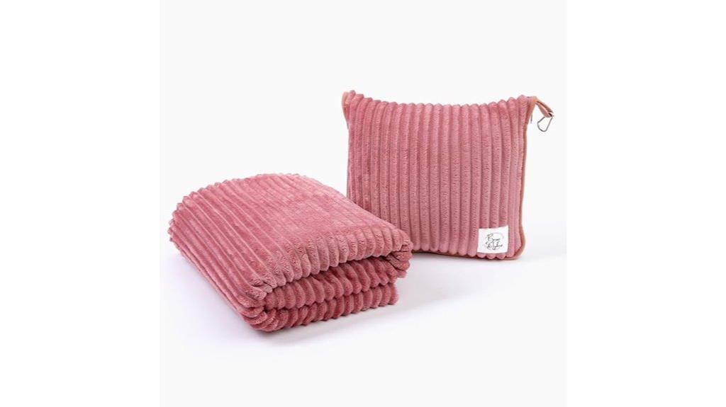 xl travel blanket pillow