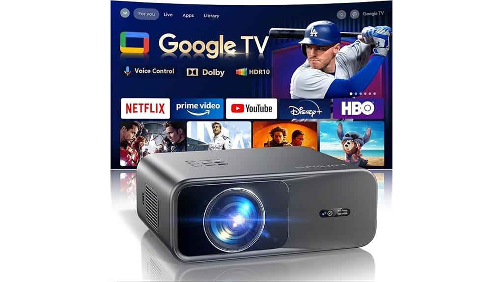 4k google tv projector