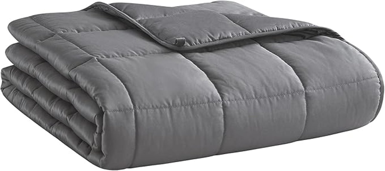 adult dark grey weighted blanket