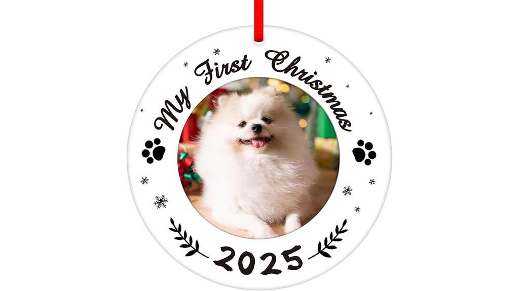 dog christmas ornament gift