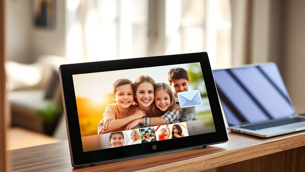 email photo sharing features