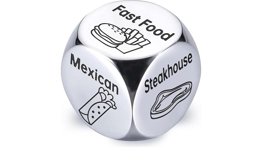 food decision game dice