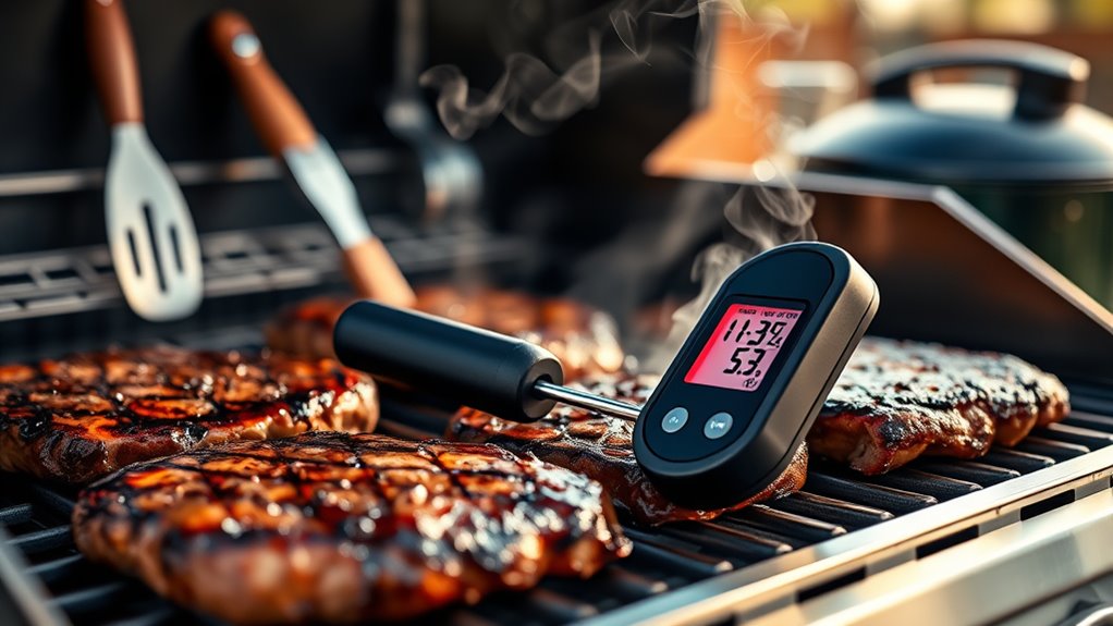 key grilling thermometer features
