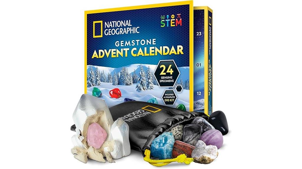kids gemstone advent calendar