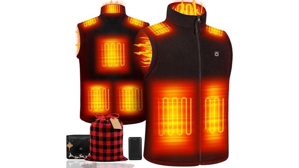 rechargeable unisex heated vest