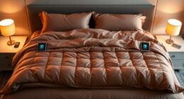 top king size dual control blankets