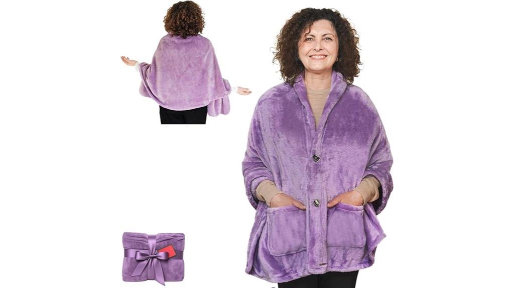 warm fleece wearable wrap