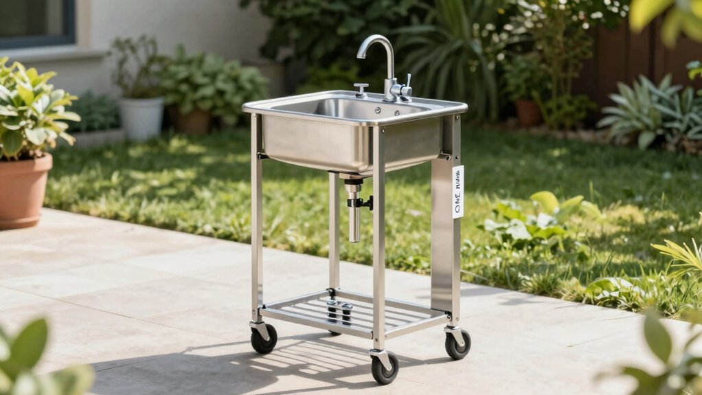 accessible portable hygiene station