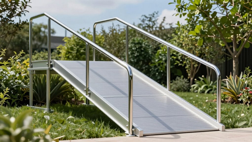 aluminum ramp safety features