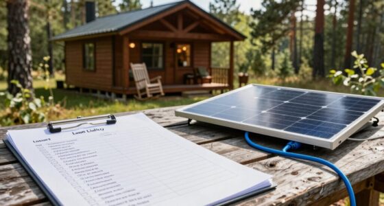cabin solar power planning