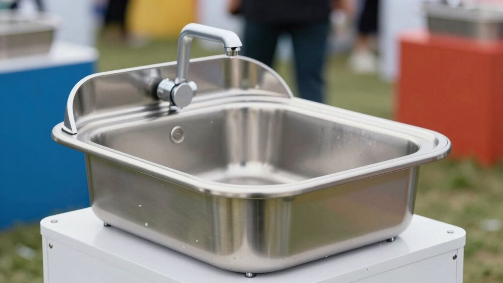 choosing durable hygienic portable sinks