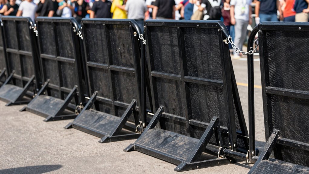 durable portable crowd barriers