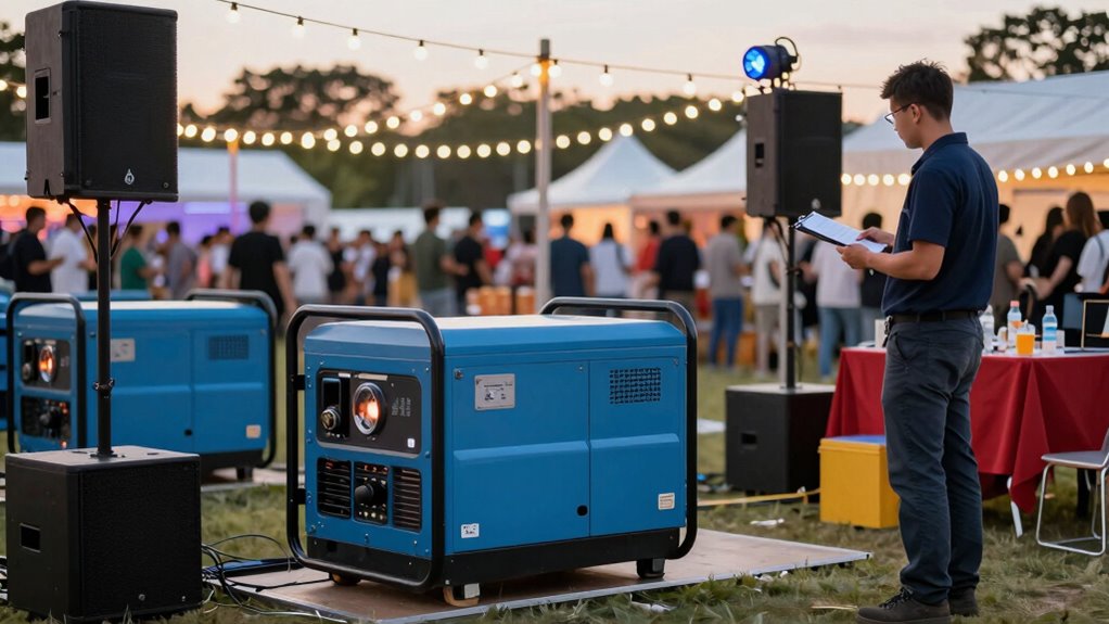 event generator wattage calculation