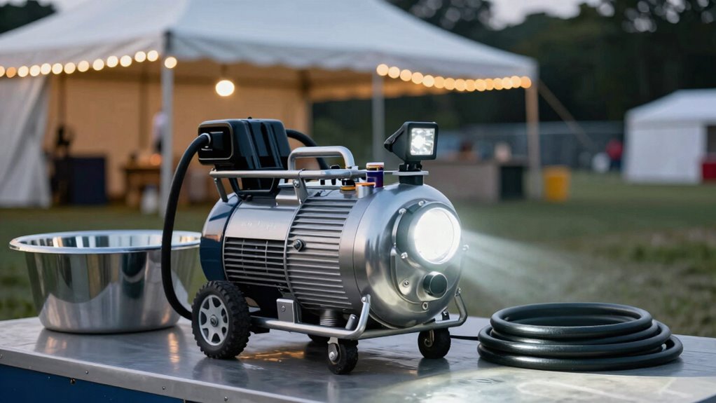 event sewage transfer considerations