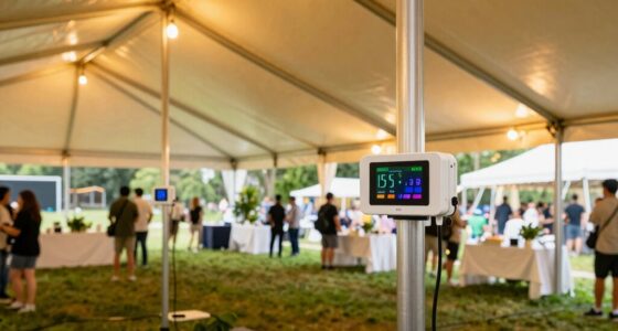 event tent humidity monitors