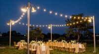 heavy duty wedding light poles