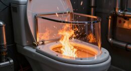 high energy needs for incinerating toilets