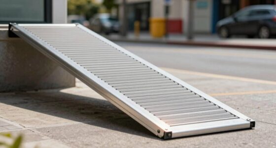 incorrect slope guidelines for portable wheelchair ramps