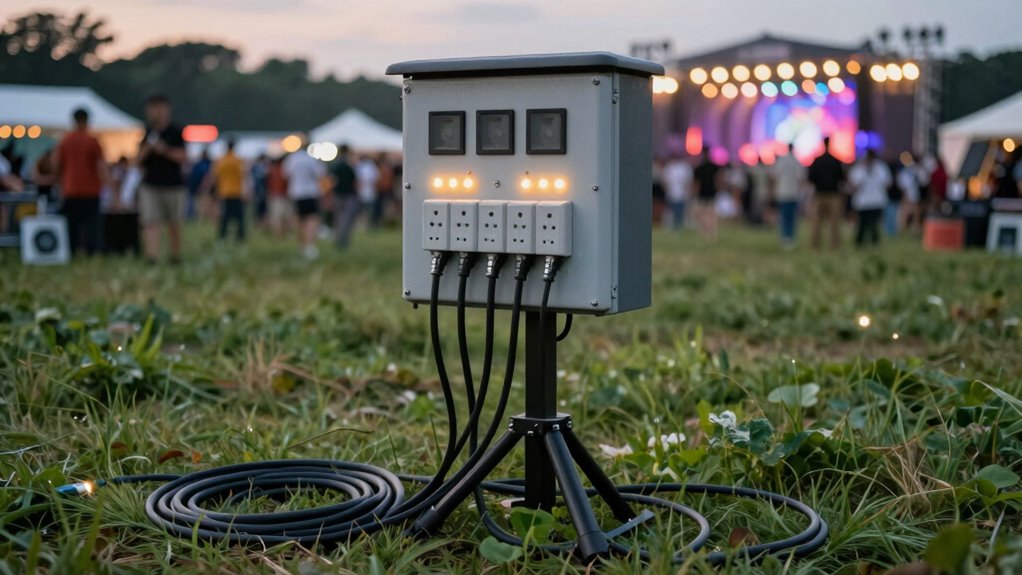 outdoor power distribution considerations