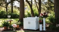 outdoor wedding sink solutions