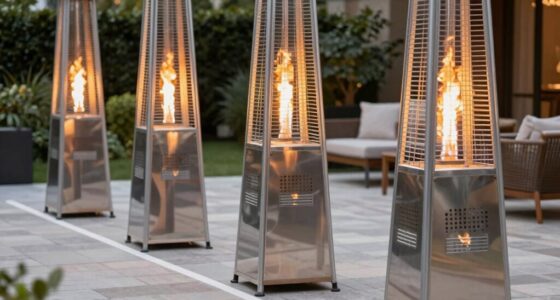 patio heater clearance regulations